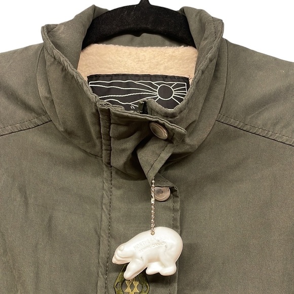 Vintage Northern Sun Canada Green Fall/Winter‎ Lined Jacket Coat Size Medium (M) - Picture 3 of 10